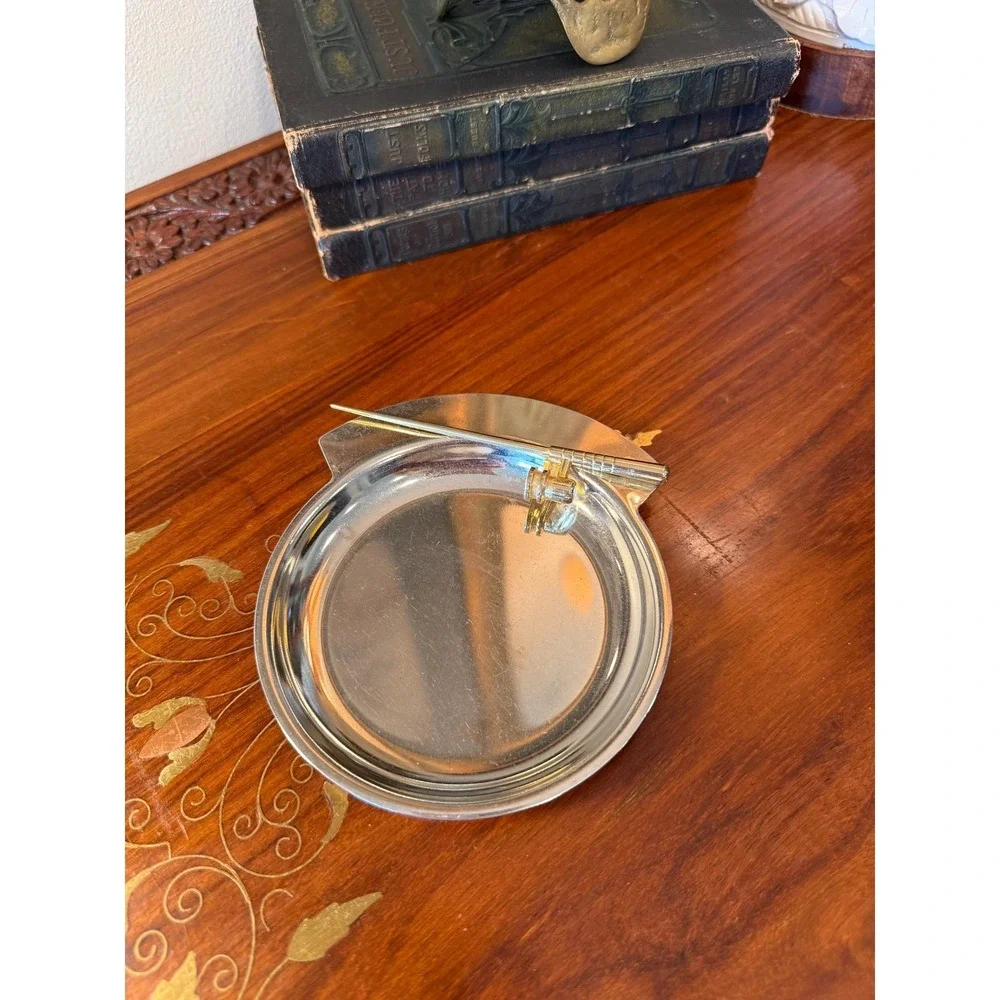 Vintage Fishing Change Dish • Coin Tray with Fishing Pole Accent
